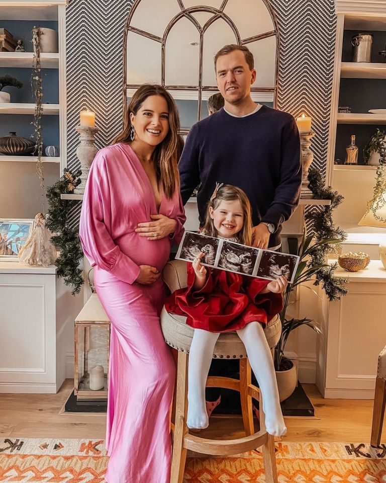 The tot will be Binky's second with husband Max