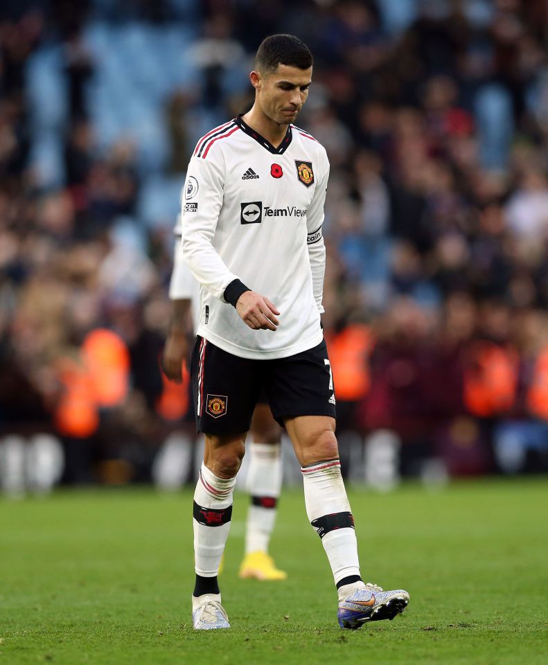 Ronaldo missed United's last game against Villa through illness