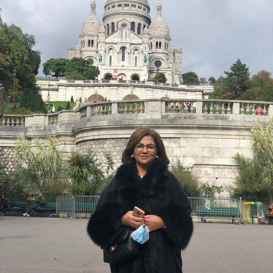 Nadia Nadim's mum, who died on Tuesday while Nadia was working in Qatar