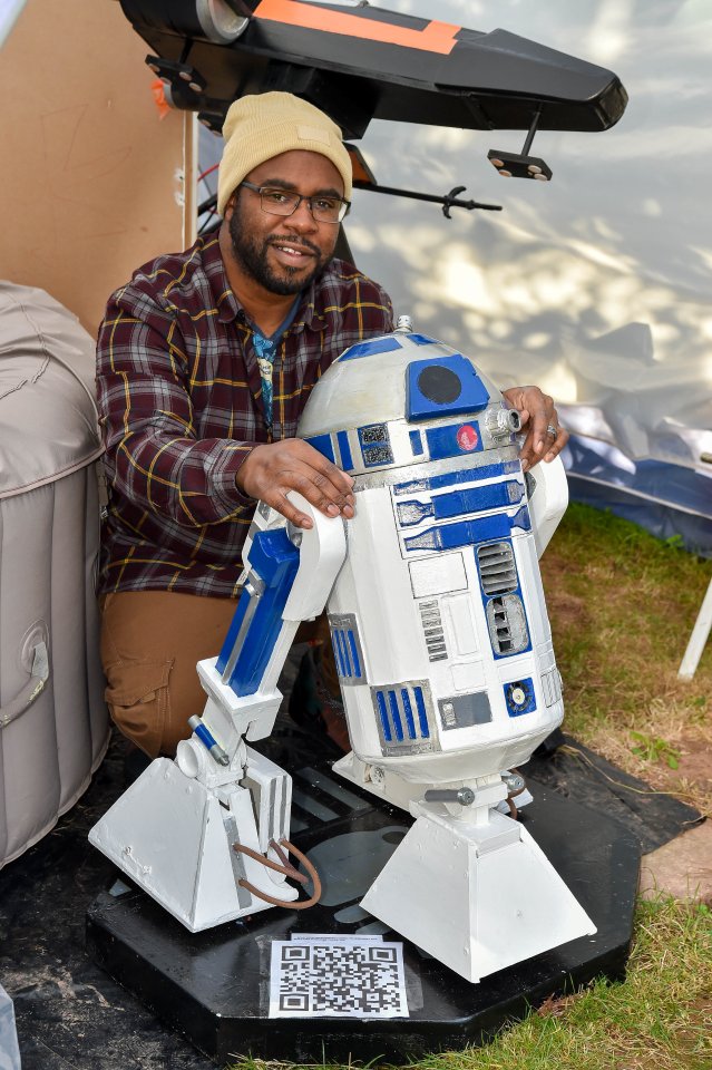 Moe's home in Hereford is now filled with Star Wars models