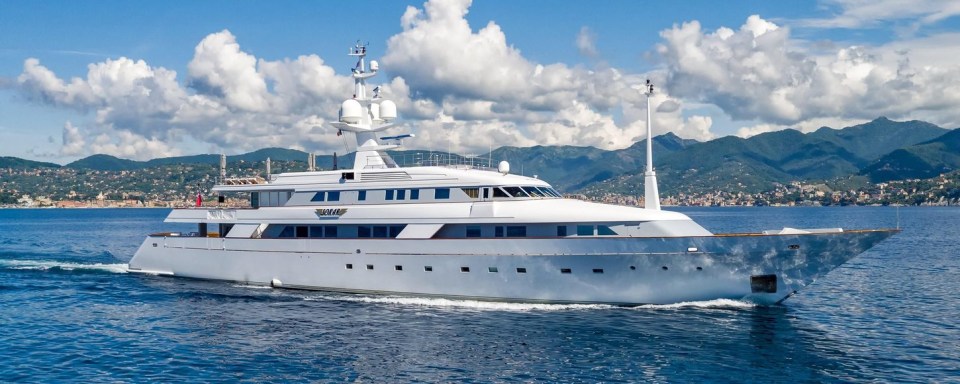 The was luxury yacht originally owned by Mohamed Al-Fayed