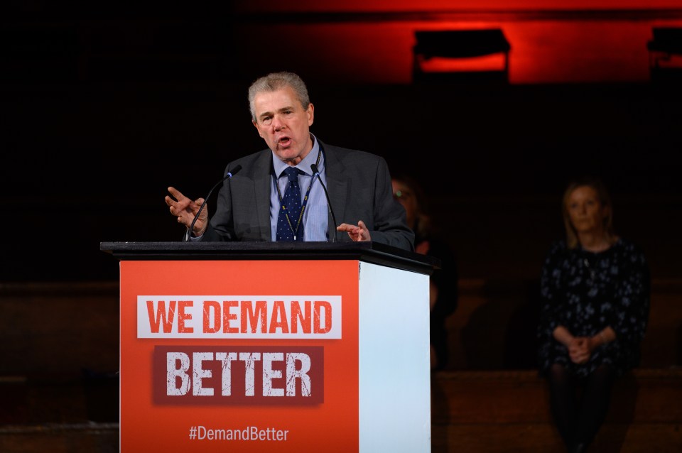 General secretary Mark Serwotka vowed to 'drive the Tories out' as he supported a wider strike