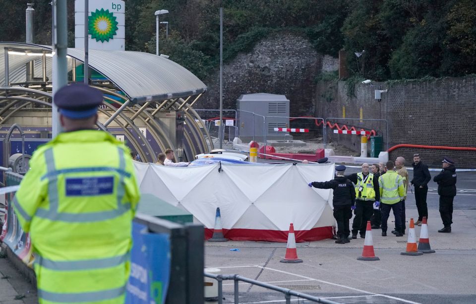 The man was later found dead at a petrol station