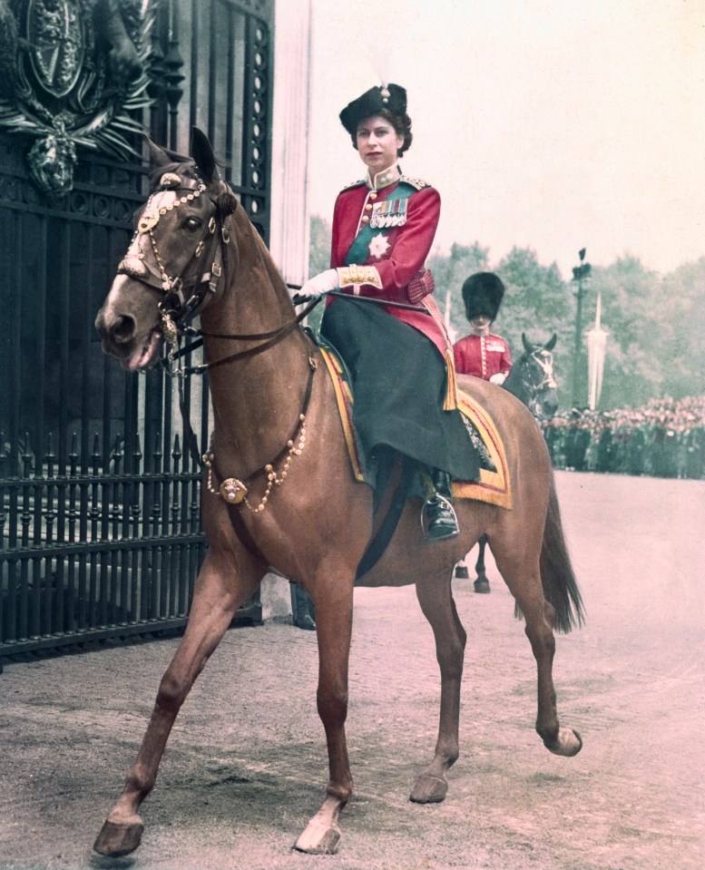 Queen Elizabeth fell in love with horseriding during WW2