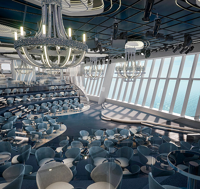 The brand-new ship is the height of luxury