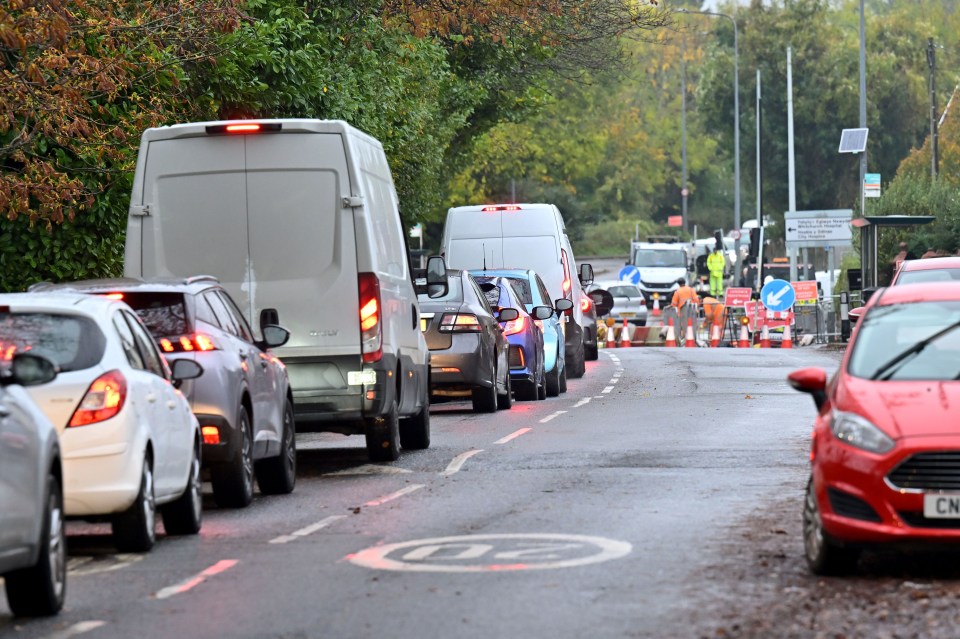 Locals have reported a huge increase in journey times as well as pollution