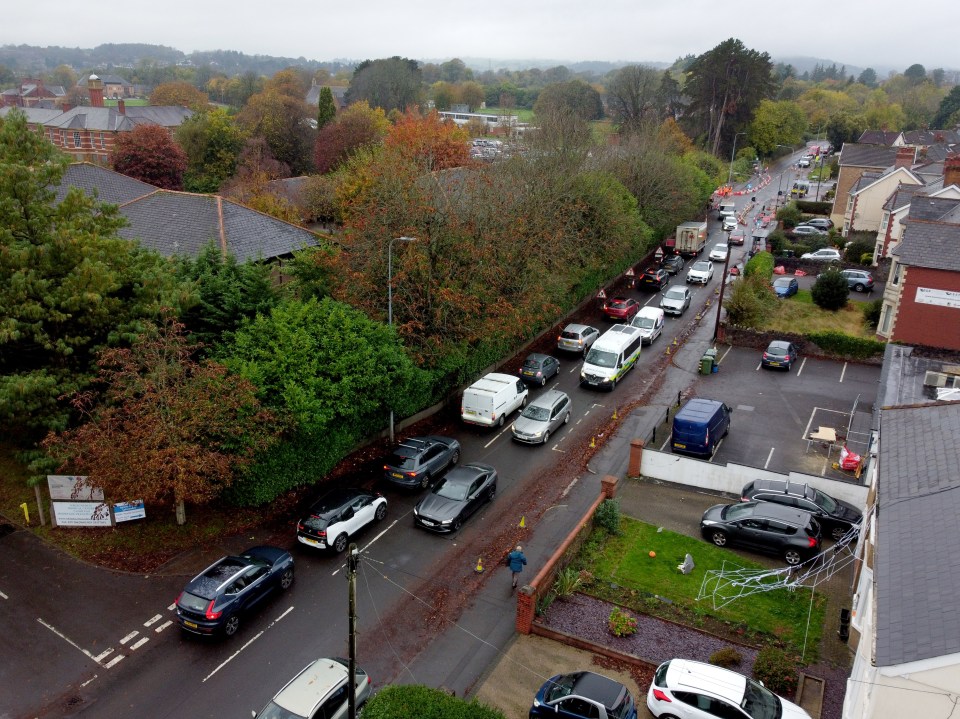 Traffic disruption has been reported all around the Whitchurch area of Cardiff