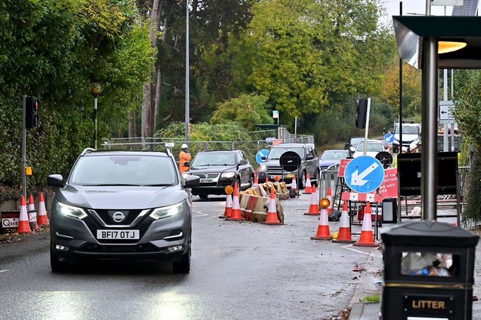 Roadworks for the new Velindre Cancer centre are causing traffic disruption for locals