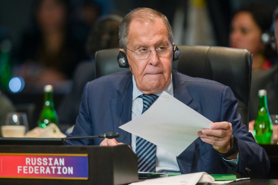 Lavrov was sent to the Bali summit as Putin's replacement