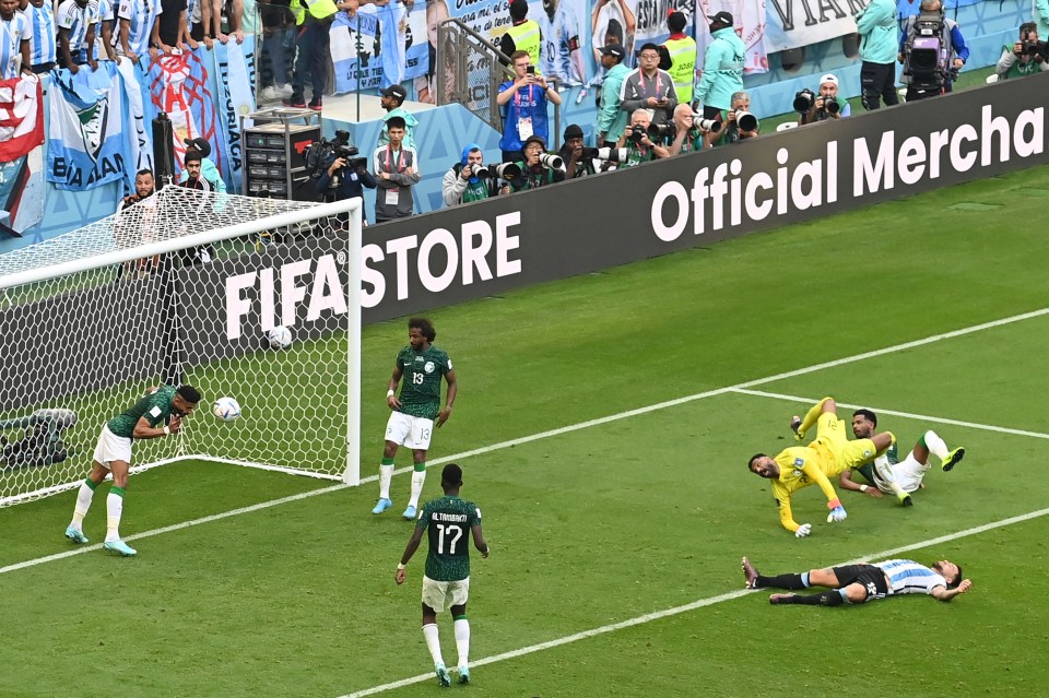 The Green Falcons made some incredible clearances