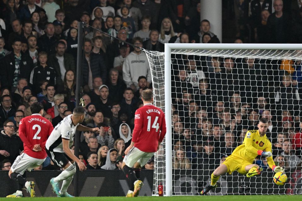 David de Gea was forced to make a number of superb saves