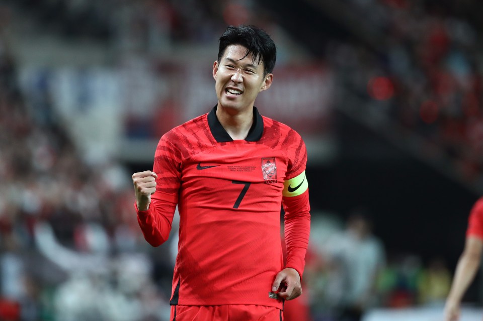 Son will be part of the South Korea squad