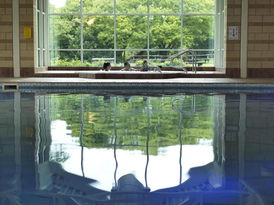 The park has two indoor pools among a number of facilities