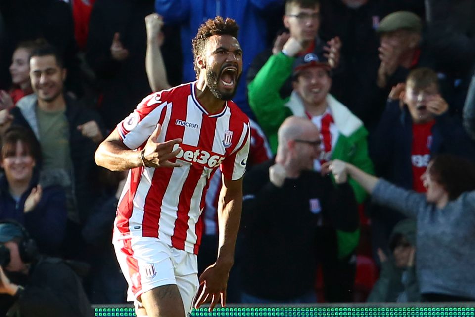 Choupo-Moting scored just five goals in 32 games for Stoke