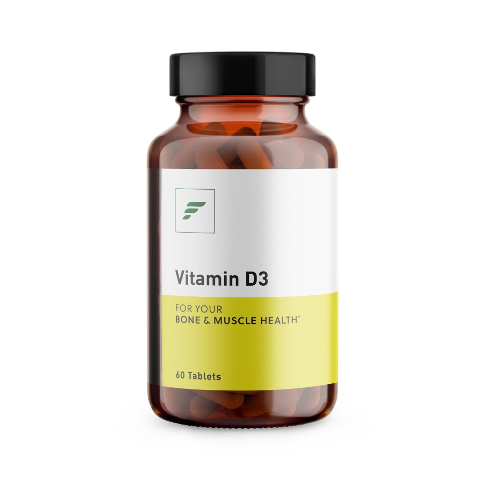 The Fresh Fitness Food Supplements vitamin D3 capsules (50mcg) source the vitamin from lichen, which makes it animal-free, sustainable and eco-friendly