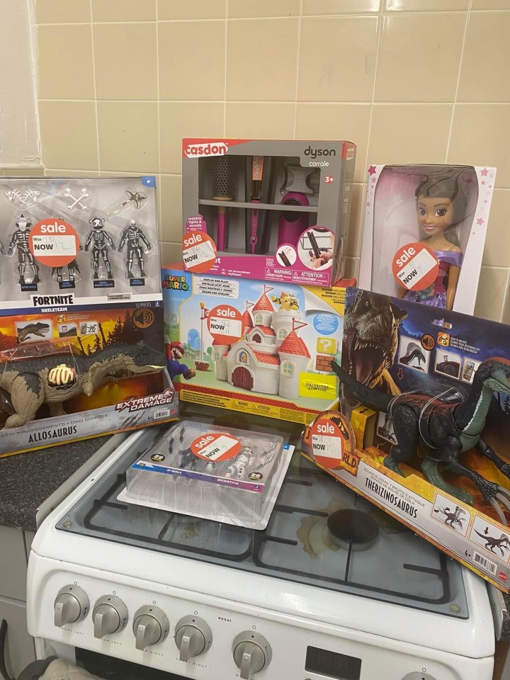 One mum saved over £100 on toys for Christmas