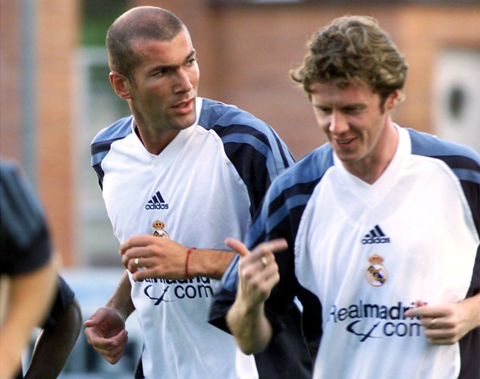 He revealed that he is still in a Whatsapp group with old team-mates such as Zinedine Zidane