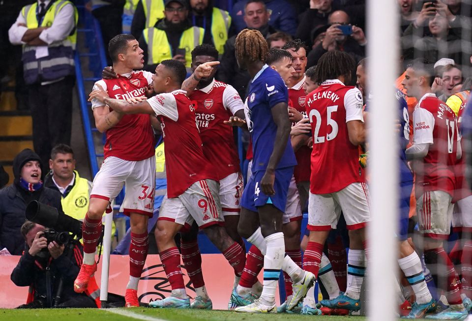 Kovacic stormed over to back Chalobah up after an altercation with Xhaka