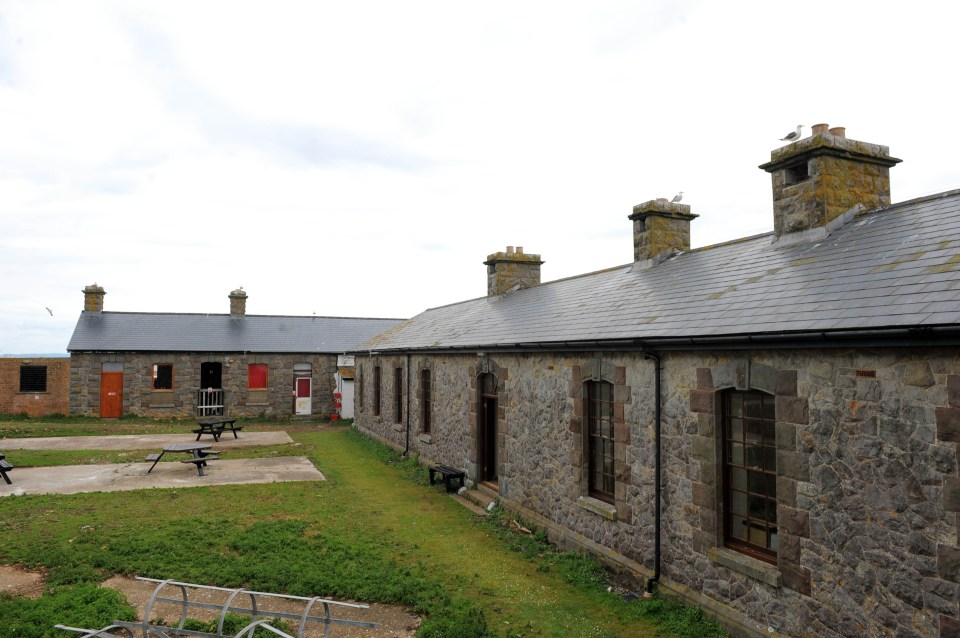 Flat Holm is located between England and Wales and is only 86 acres