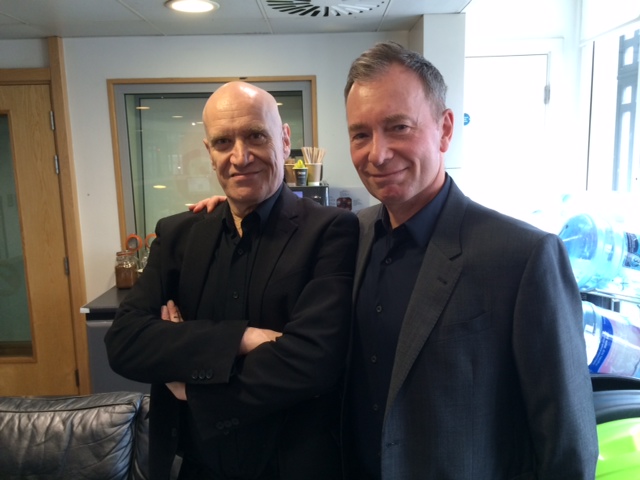 Sun man Tony Parsons with Wilko before his cancer operation