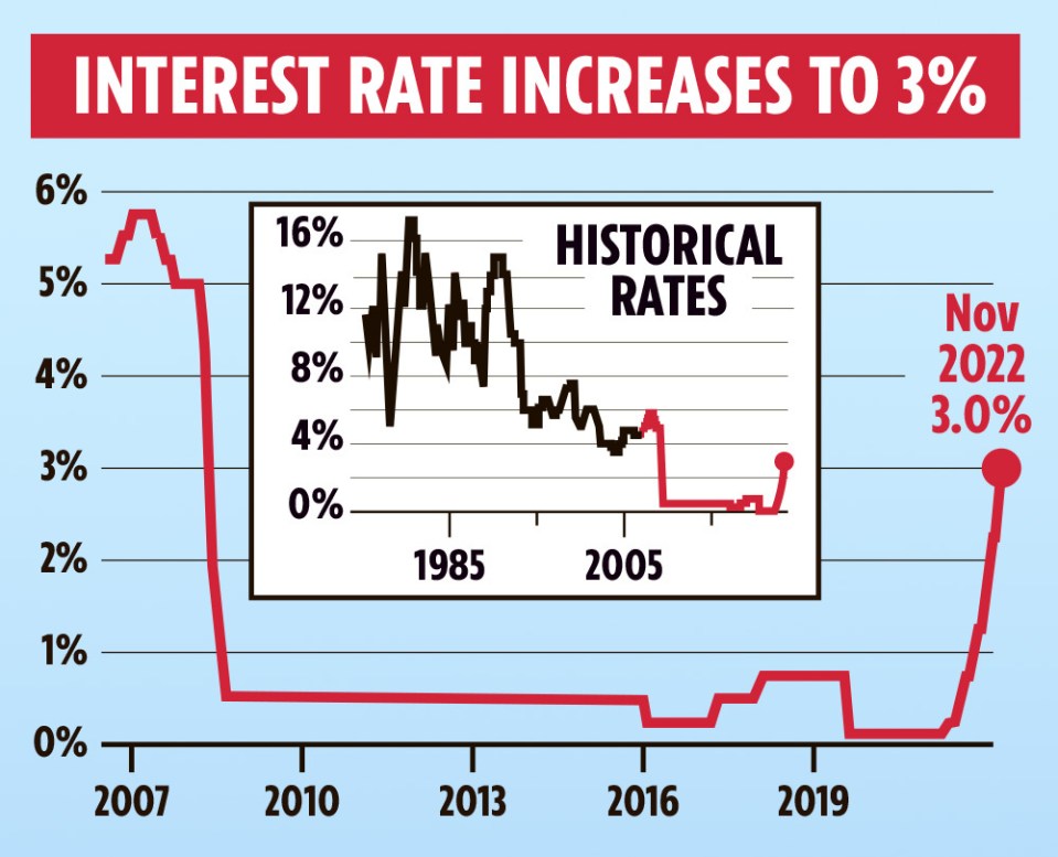 Interest rates hit record lows during the pandemic, but the Bank of England has since hiked them