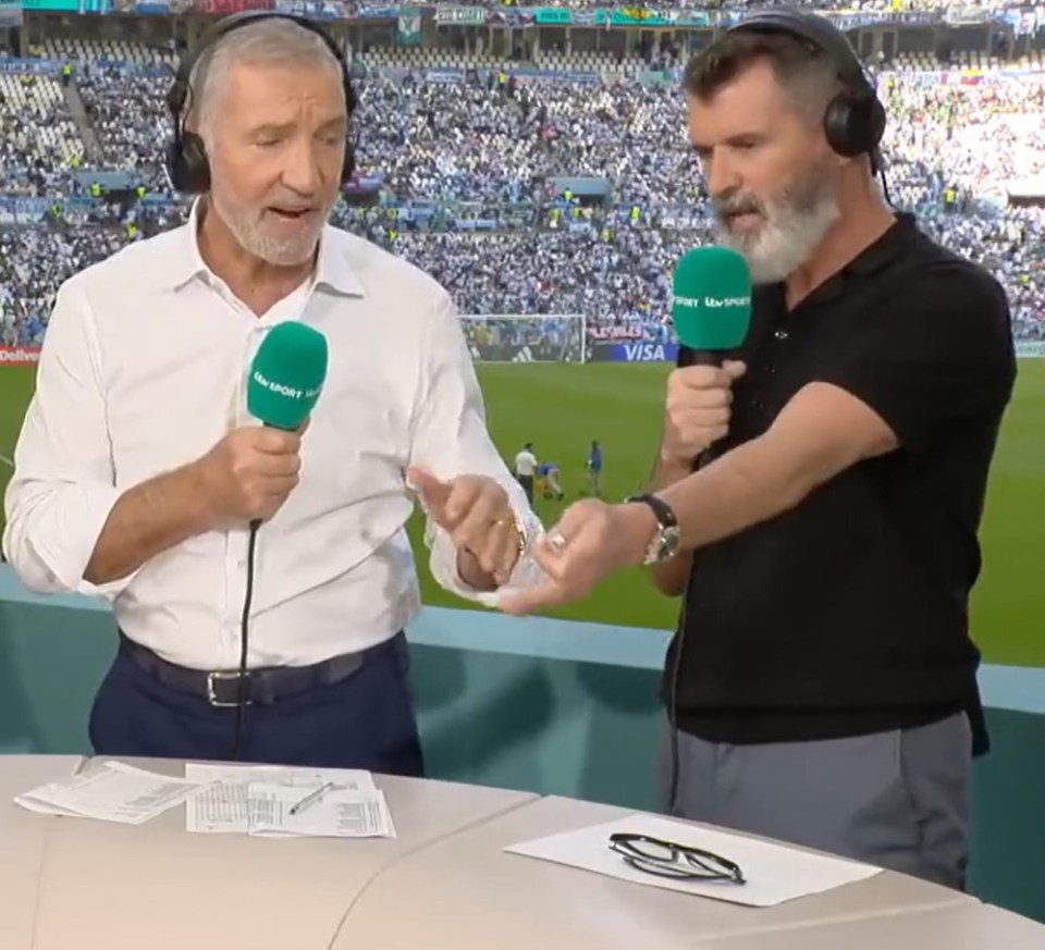 The incident sparked huge debate between Graeme Souness and Roy Keane on ITV