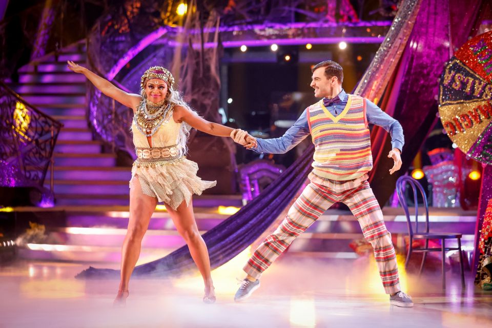 Fleur East at her first attempt in last week's dance-off - but it was kept secret from viewers