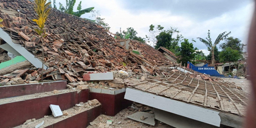 The aftermath of the earthquake in Cianjur