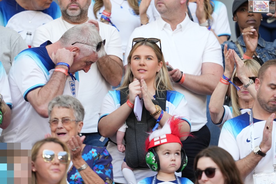 England’s Wags cheered on the Three Lions during their big win over Iran