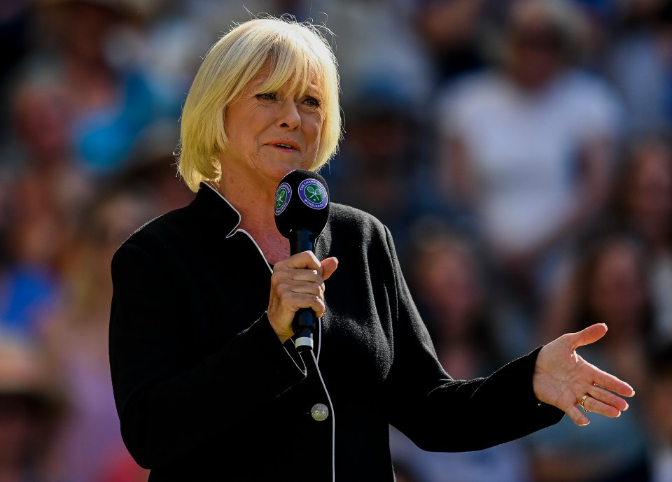 Sue Barker revealed she didn't want to stop presenting Wimbledon on BBC