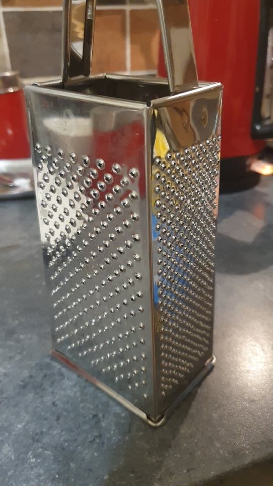 Most people didn't know what the fourth side of a cheese grater was for