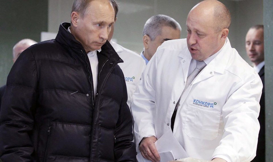 Catering tycoon Prigozhin is one of Putin's closest cronies