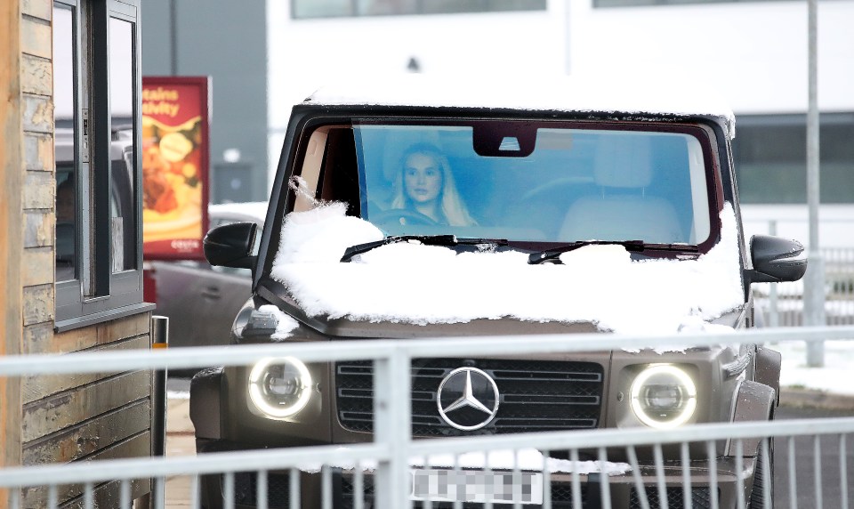 Molly-Mae Hague in her Mercedes-AMG G 63 Magno Edition