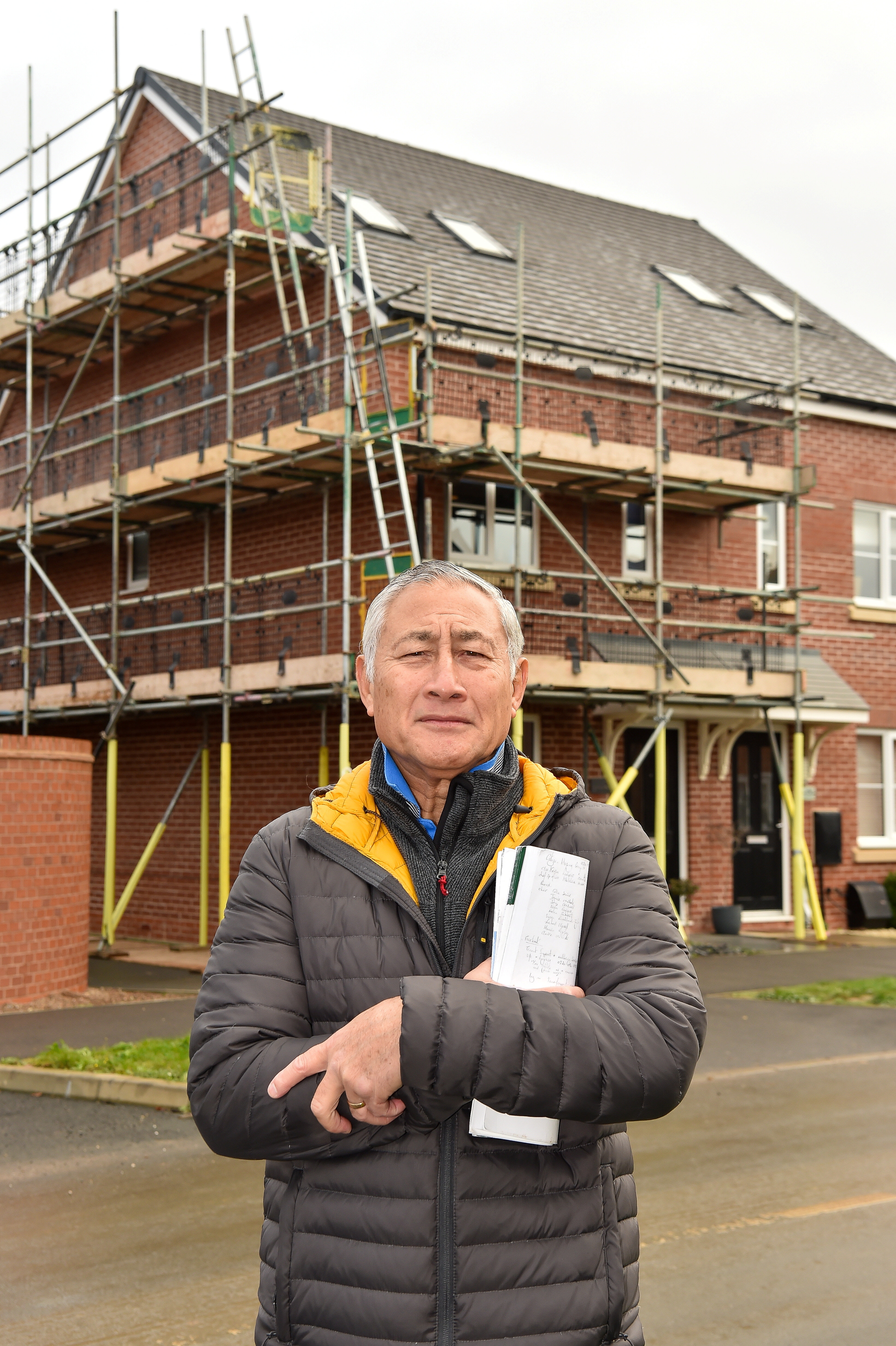 Robert Fung is one of the 140 newbuild homeowners fighting Persimmon Homes over ‘shoddy’ work