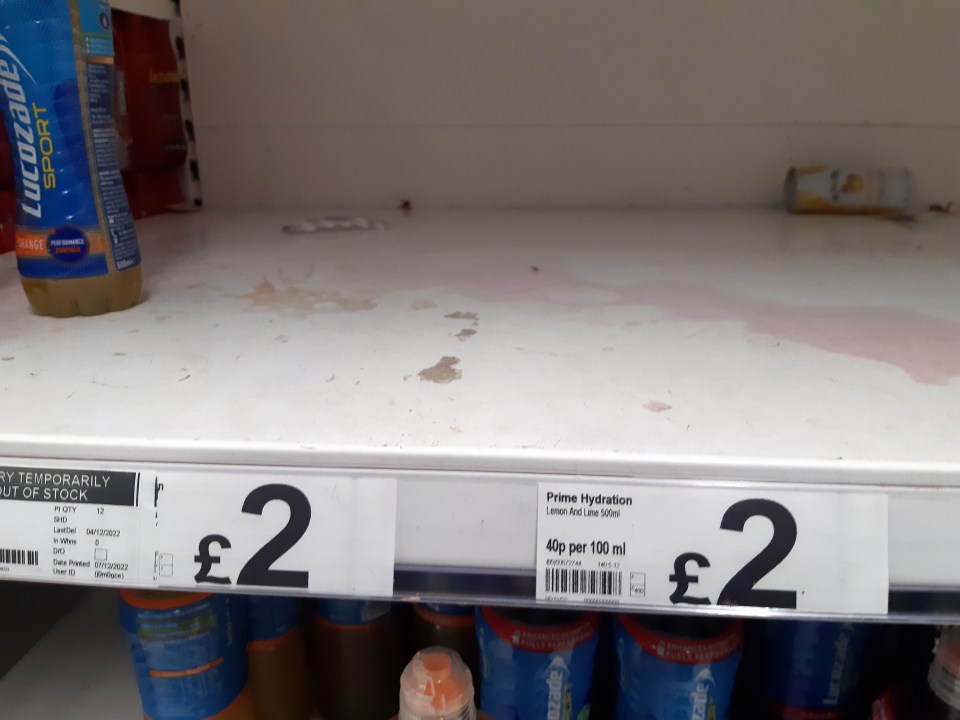 A shopper has told of a fellow punter's ballsy hack to buy crates of the  beverage