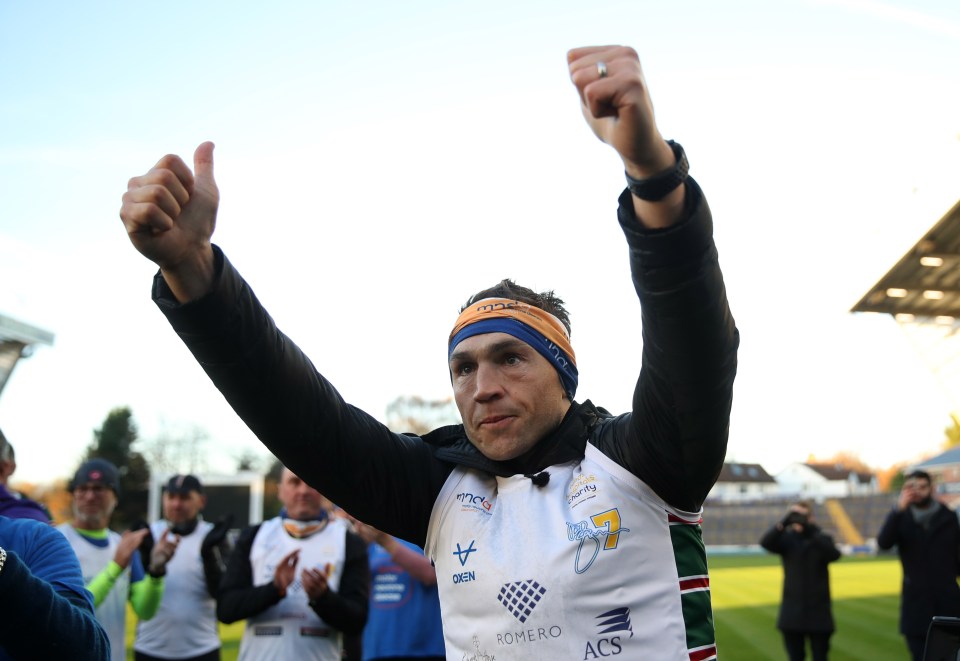 Kevin Sinfield is thinking of doing another fundraising challenge, if he can fit it in around England’s RU World Cup