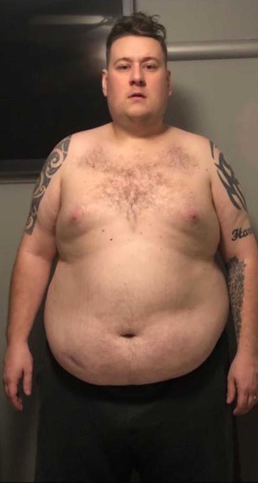 Matthew Riggs lost 14stone after his 7 year old son asked him if he was going to die from a heart attack