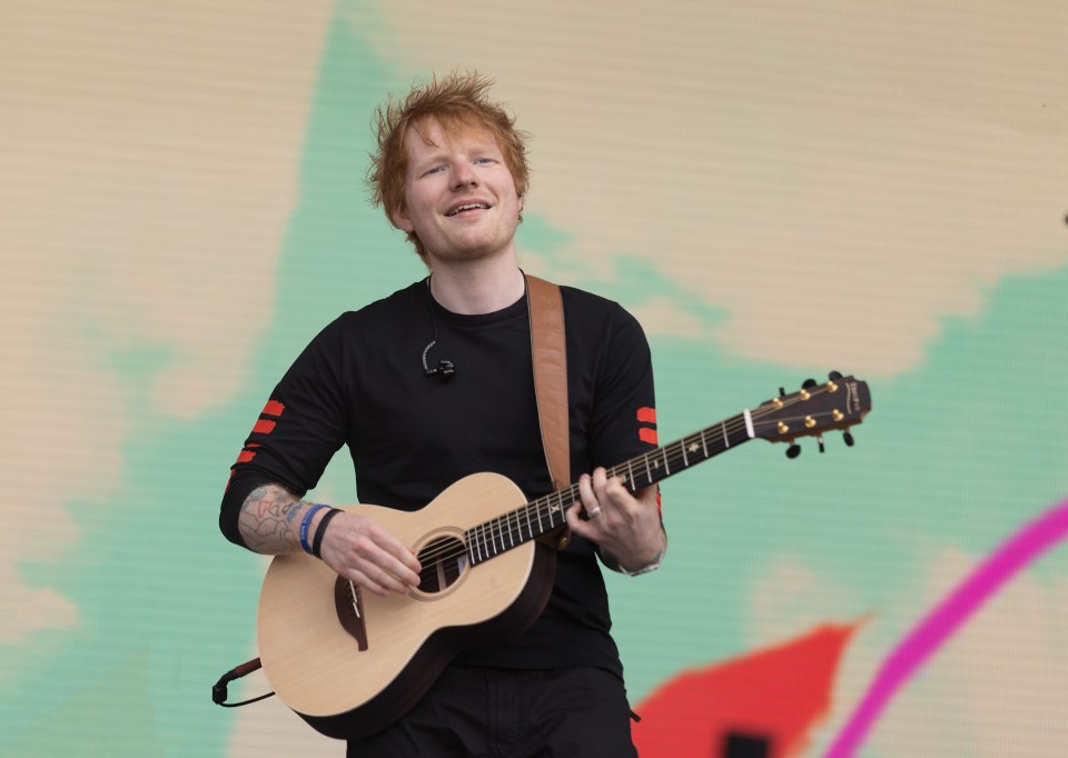 Ed Sheeran continues to rank highly in categories across the charts