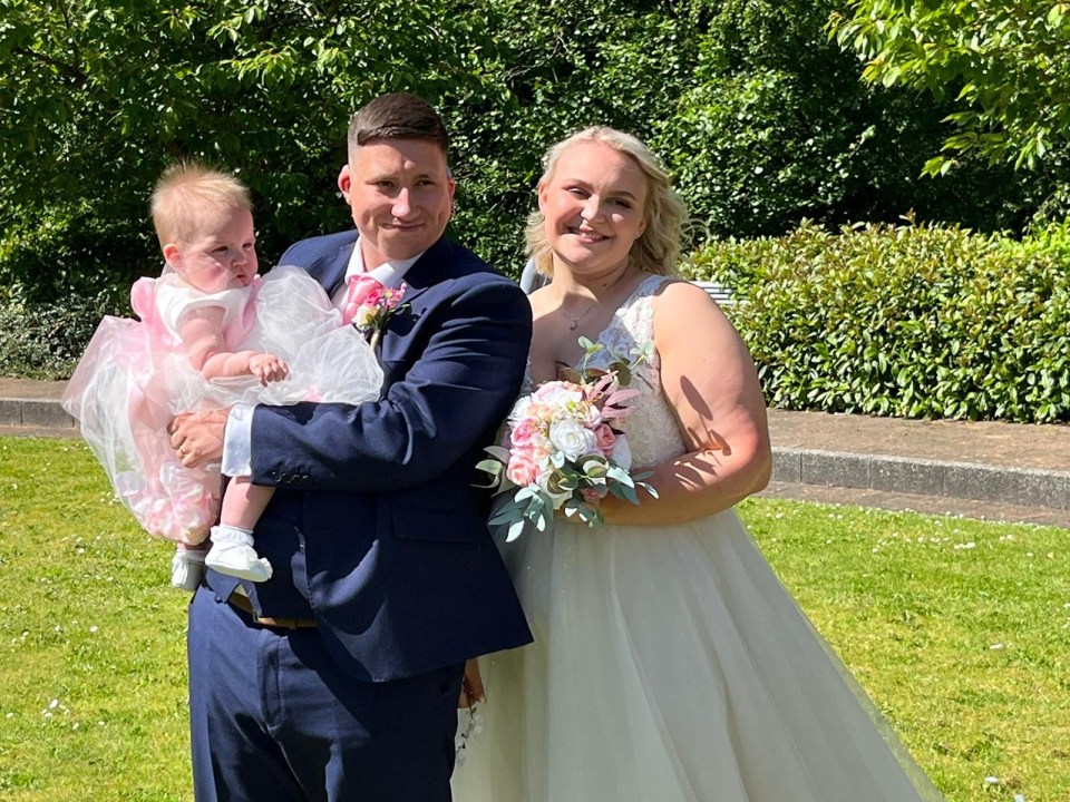 Mum Tyler (right) and dad Charlie (left) are warning other parents of the signs to look out for