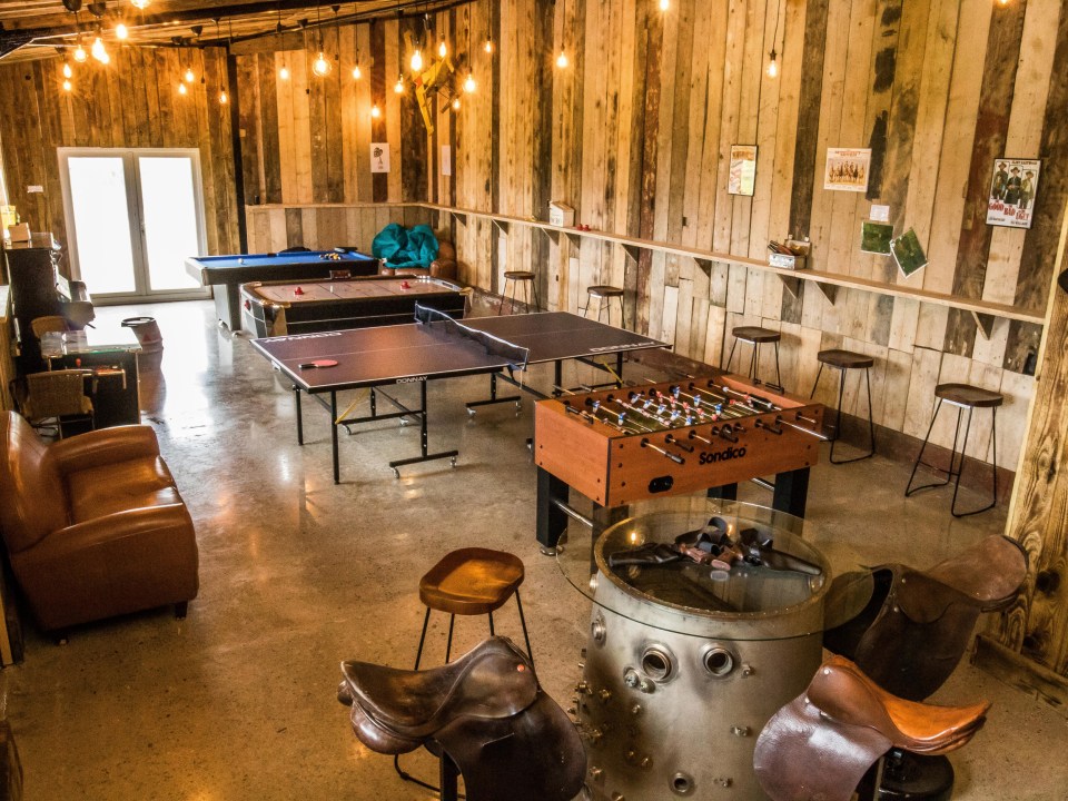 Pastures Barn, is kitted out with a games room the whole family can enjoy