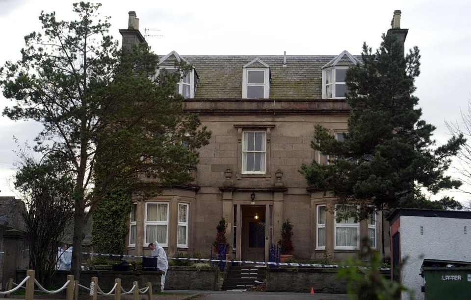 The devoted dad was shot at his Nairn home