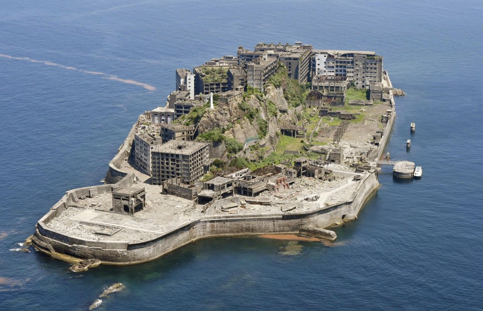 Hashima Island in Japan has a sinister past dating back to World War II