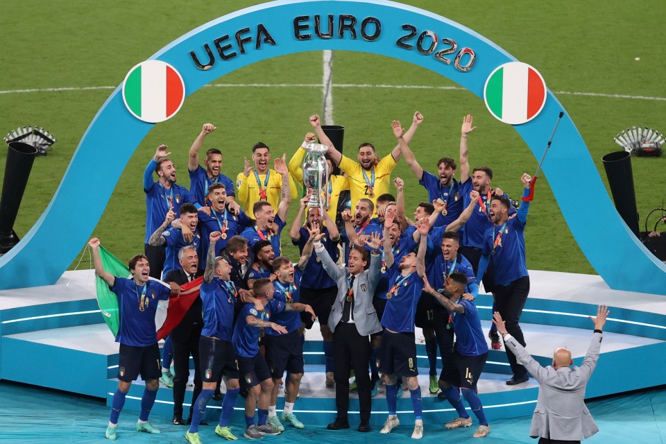 Italy are the current European champs