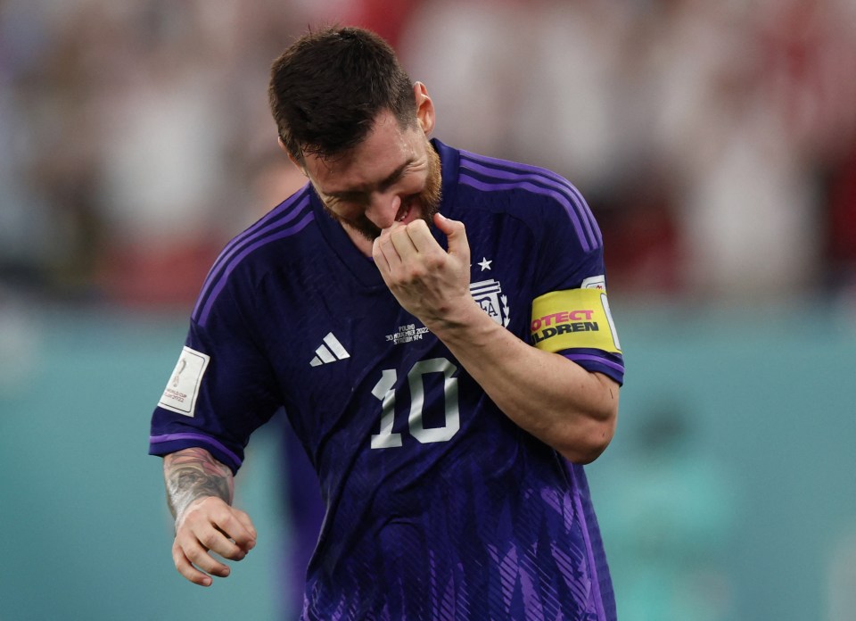 Lionel Messi set an unwanted World Cup record against Poland