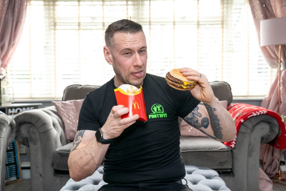 The Essex 35 year old was once addicted to fast food and has estimated to have eaten 30,000 McDonalds and weighed 27 stone