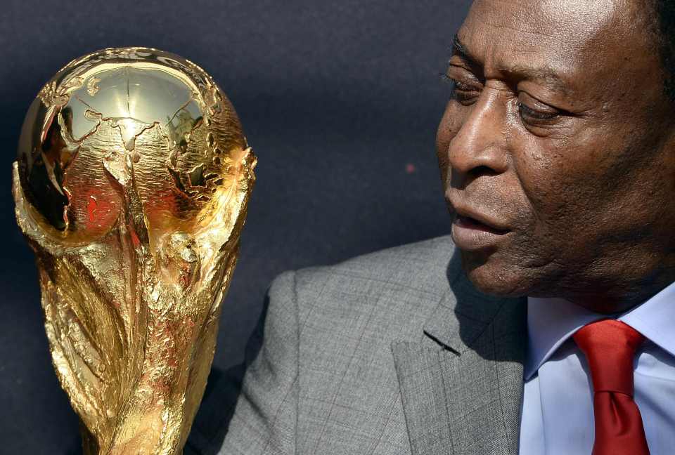 Pele won three World Cups with Brazil in his career