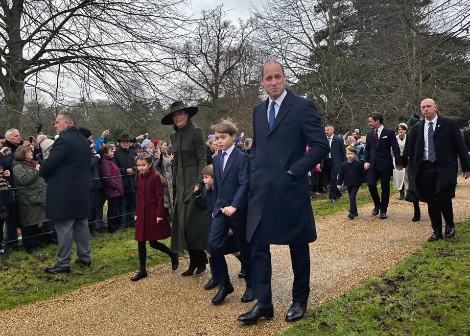 The family were all smiles