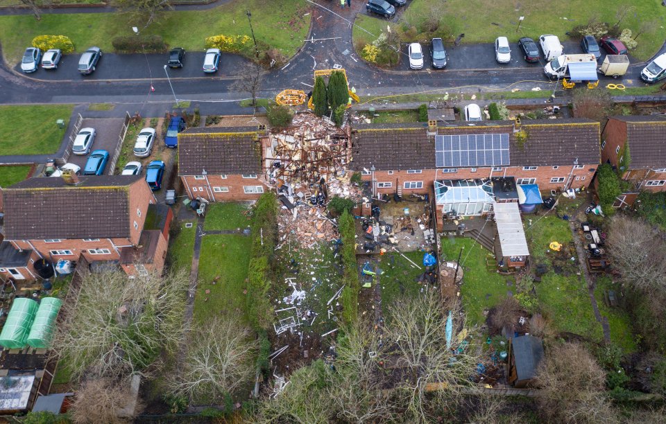 Photos show the extensive damage to the property