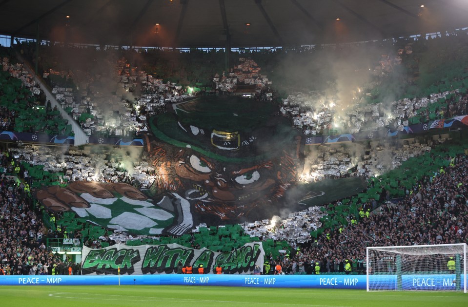 Celtic Park was rocking during their Champions League clash with Real Madrid this year