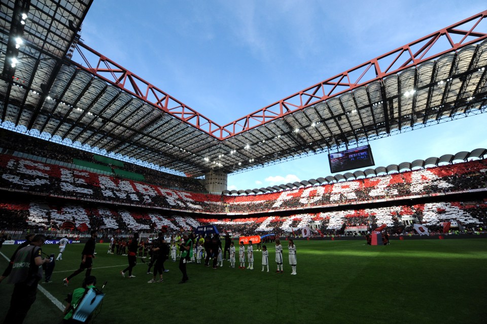 AC Milan play at one of European football's most historic homes